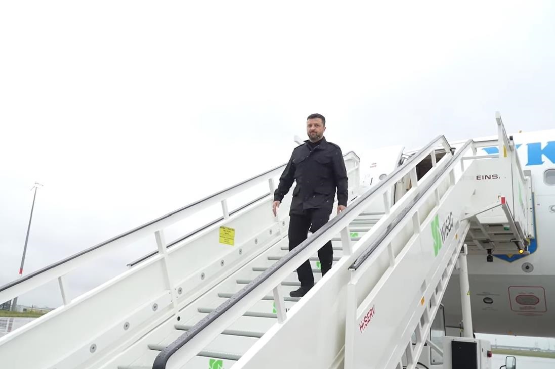 Зеленський прибув з візитом у Берлін