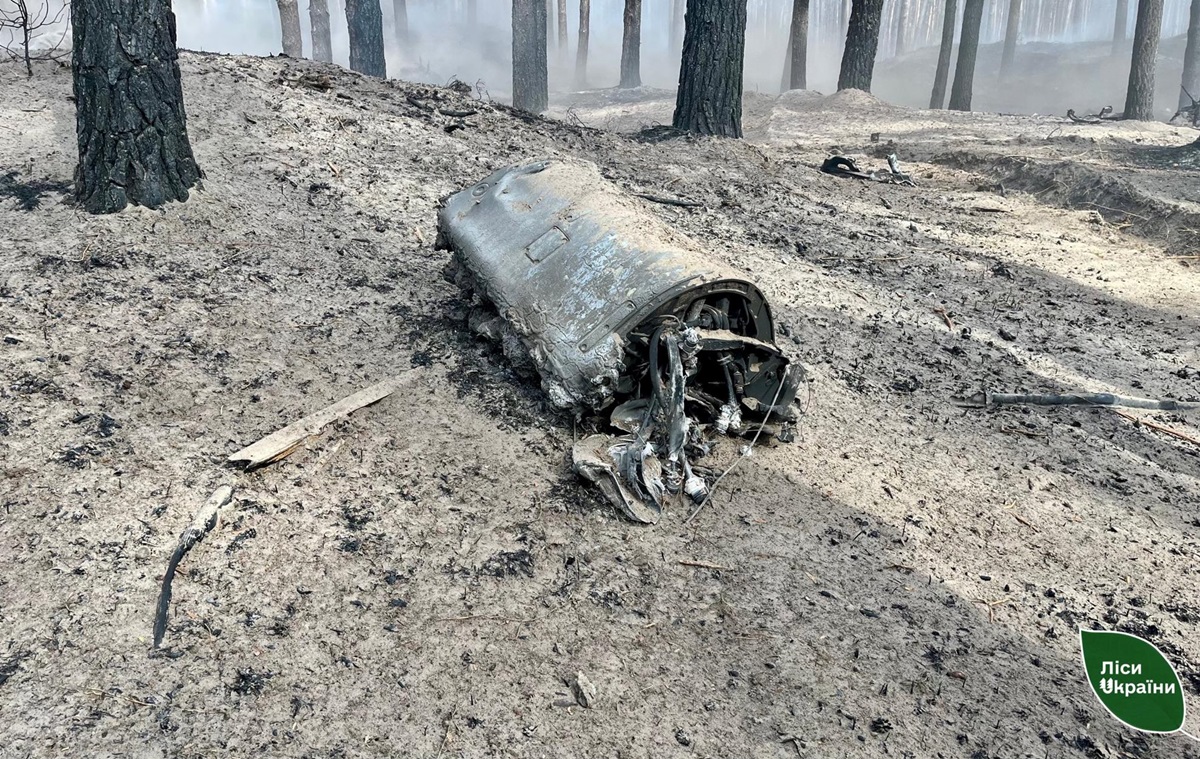 На Черкащині через російські ракети пошкоджено майже 6 гектарів лісу