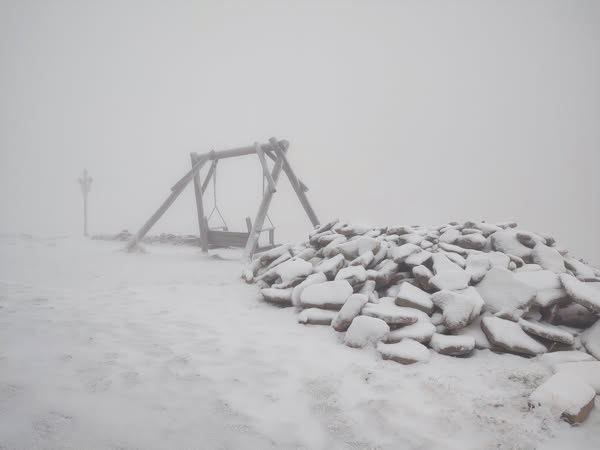 В Карпатах випав сніг