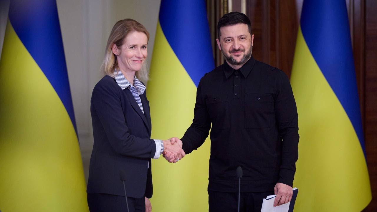 Спільна пресконференція Володимира Зеленського і Каї Каллас