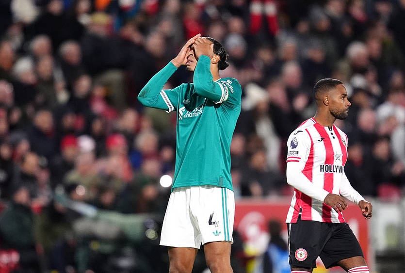 Брентфорд переміг Ліверпуль, навіть втративши Ярмолюка