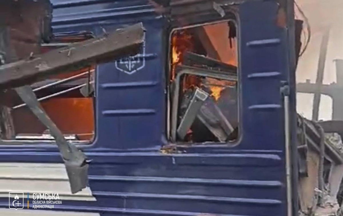 У Шостці атаковано поїзд, десятки поранених