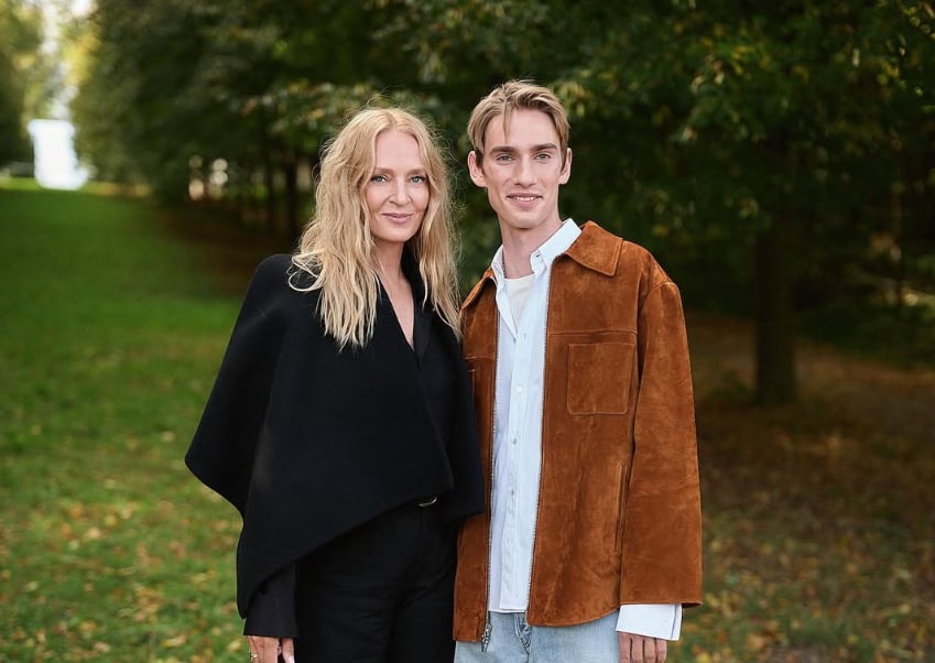 Ума Турман показала свого 23-річного сина