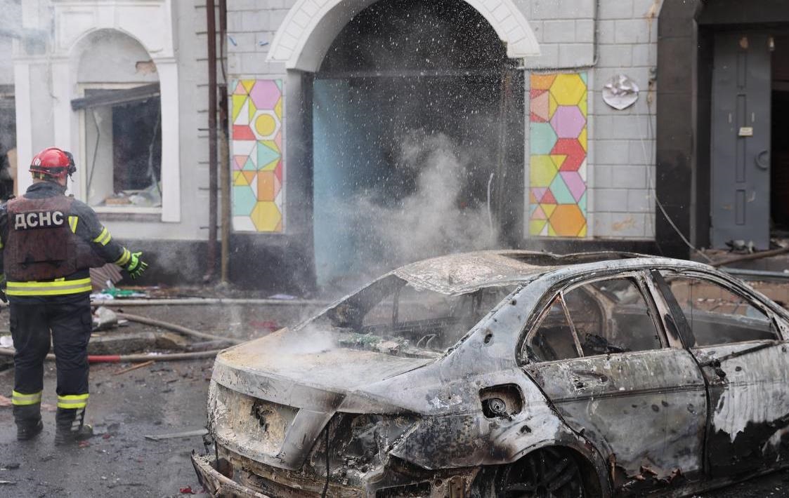 З’явилося відео удару Росії по дитсадку в Харкові