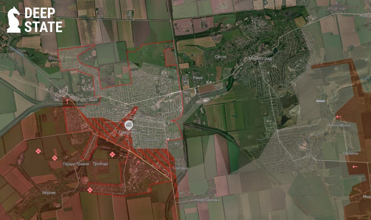 Росіяни просочуються у центр Покровська – DeepState