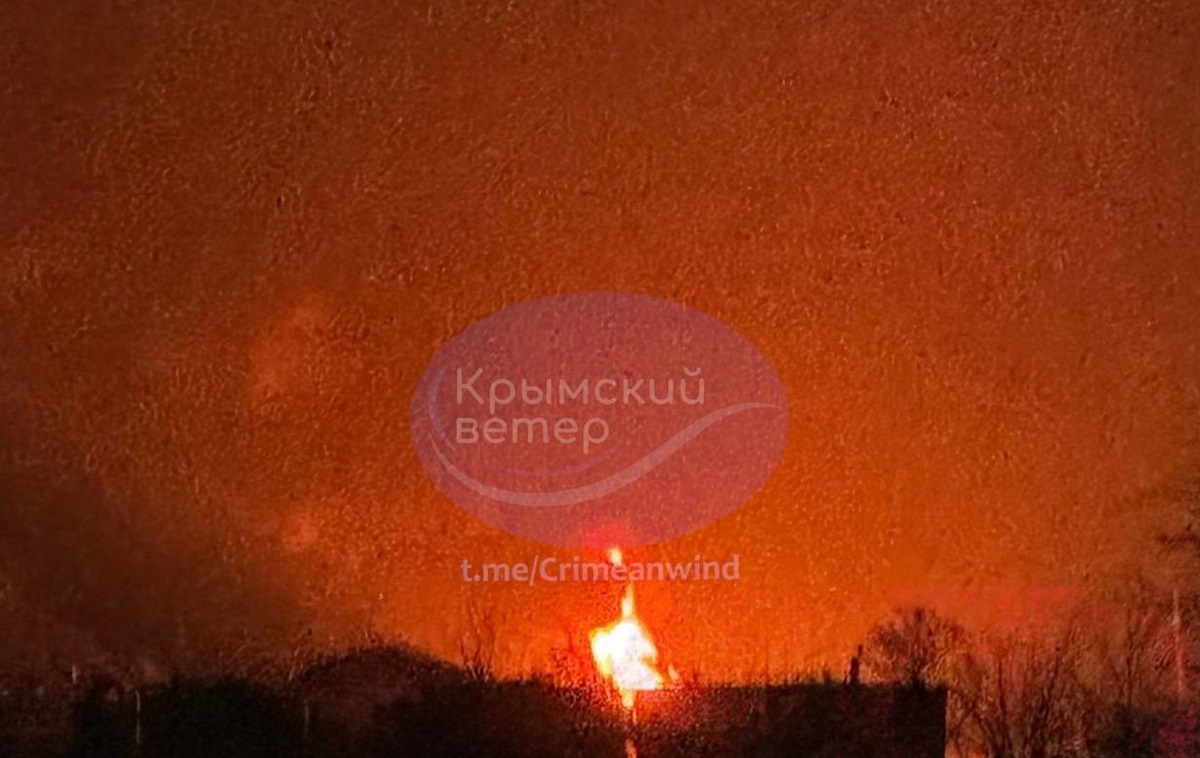 У Криму сталася пожежа на нафтобазі – соцмережі