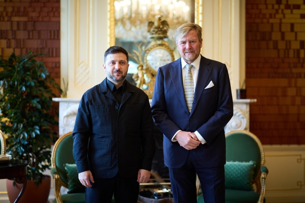 Зеленський зустрівся з королем Нідерландів