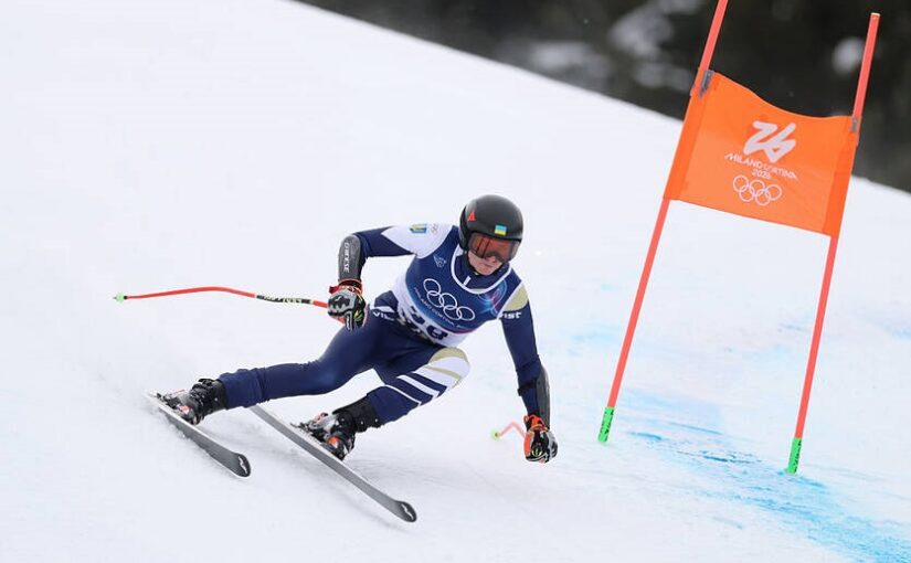 Супергігант Олімпіади-2026: українець показав передостанній результат