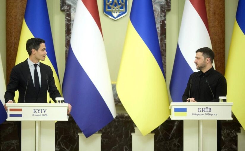 Спілкування Володимира Зеленського і Роба Єттена з медіа