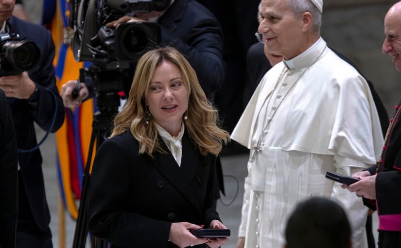 Мелоні стала на захист Папи Лева після критики Трампа