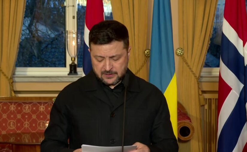 Коментарі для медіа В. Зеленського і Йонаса Г. Стере. Підписання декларації про оборонне партнерство