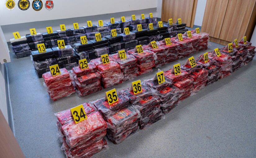 У Литві вилучили понад тонну кокаїну