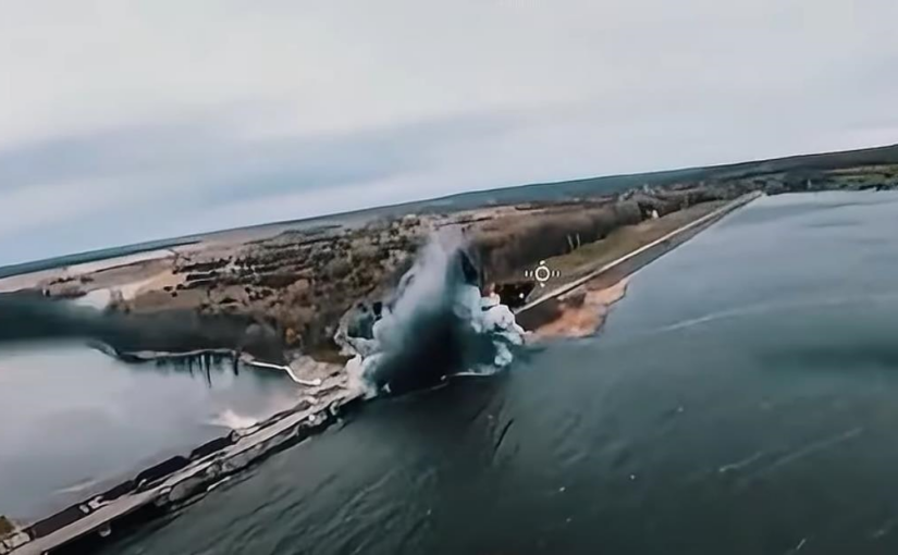 Військові спростували пошкодження Печенізької дамби